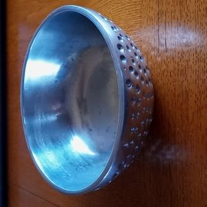 Holland Boone Polished Pewter Dimpled Bowl